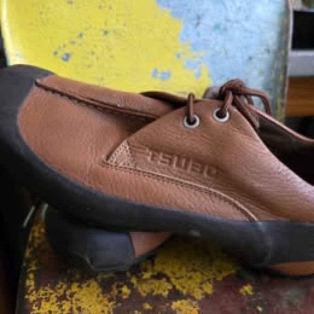 MEN'S SZ 8/41 TSUBO LEATHER LACE UP HIKING CASUAL STREET SHOES